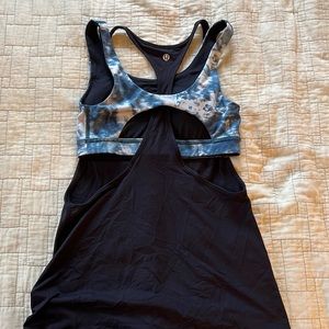 Lululemon 2 in 1 tank and sports bra